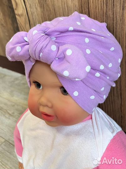 Шапка тюрбан чалма для девочки 42-46