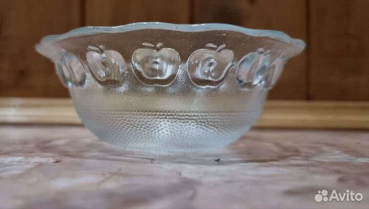 Салатница малая пиалы, розетка прозрачная