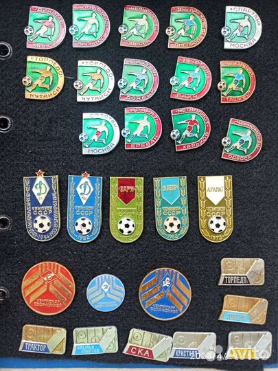 Значки Спартак, цска, Динамо и тд