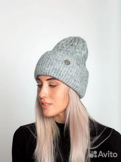 Шапка мохеровая