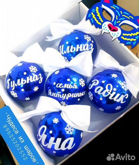 Елочные игрушки шары