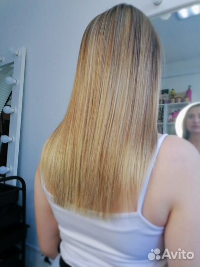 Кератиновое выпрямление