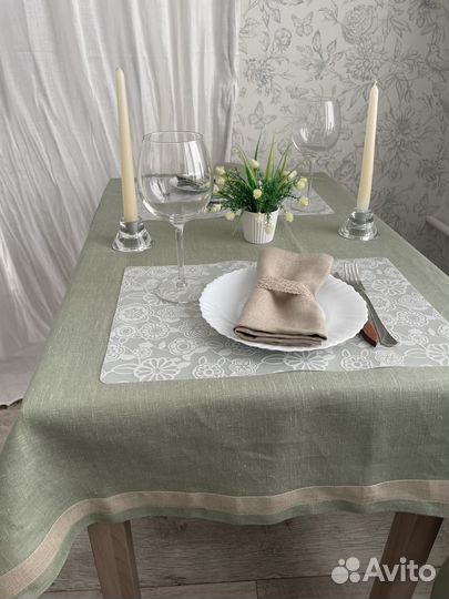 Скатерть лен