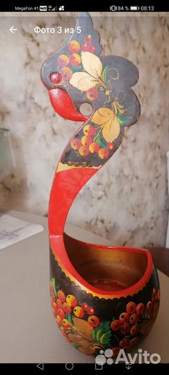 Ковш хохлома