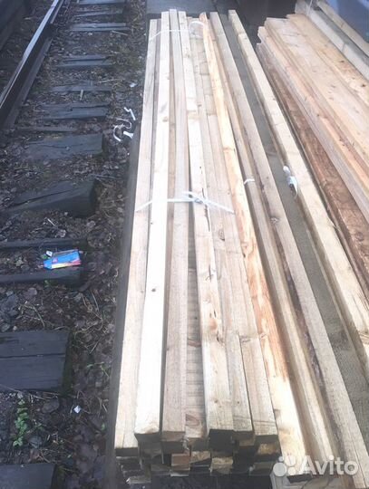 Брусок обрезной сухой 50х50х3,0 хвоя 2 сорт