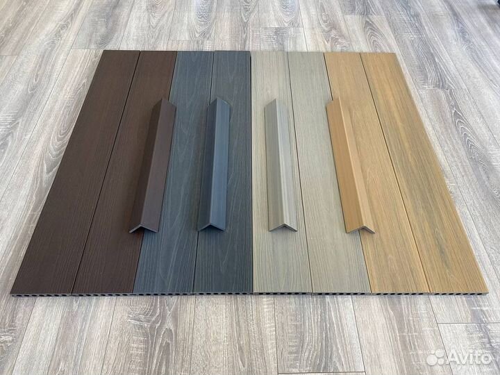 Фасадная панель EasyDecking Черное дерево 145х21х3010