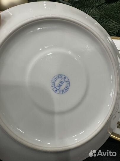 Чайная тройка лиможский фарфор