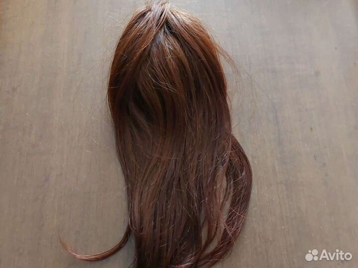 Хвост из натуральных волос
