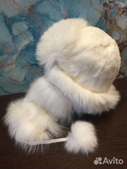 Песец Шапка ушанка женская