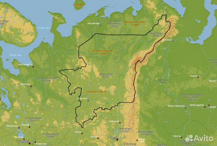 Карты коми для навигаторов Гармин