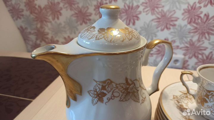 Сервиз кофейный на 6 персон Фарфор Польша Karolina