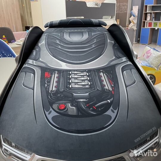 Детская кровать машина с подсветкой