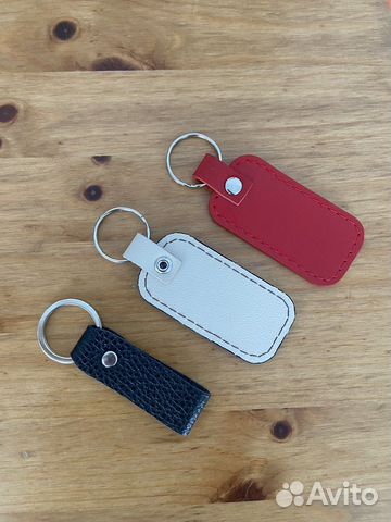 Брелок натуральная кожа