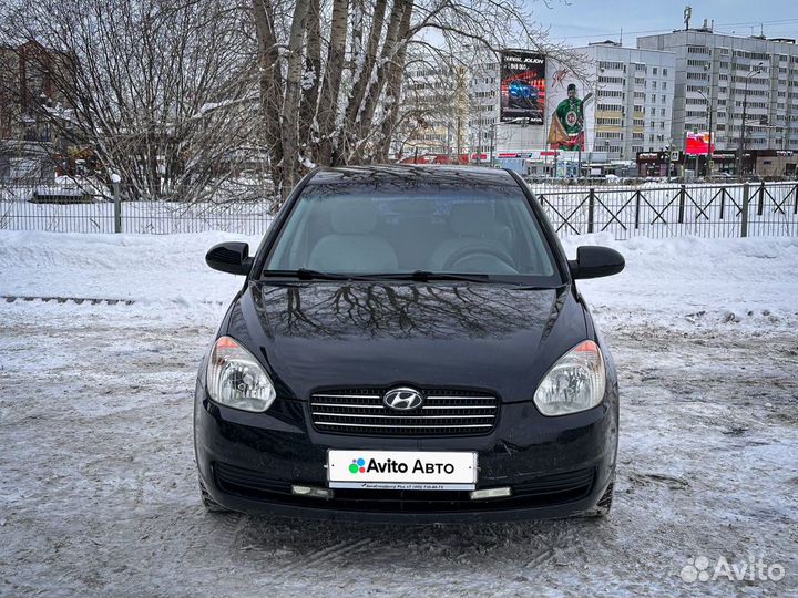 Hyundai Verna 1.4 МТ, 2008, 164 120 км