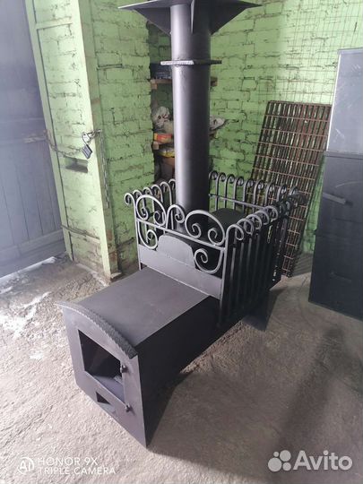 Банные печи из толстого металла