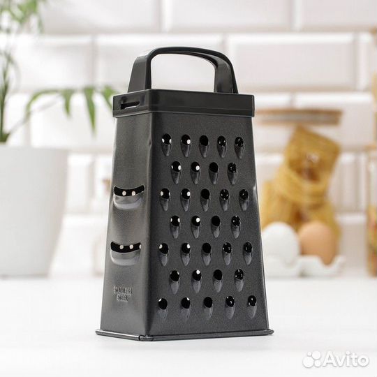 Тёрка четырёхгранная Доляна «Тёмная ночь», 17 см