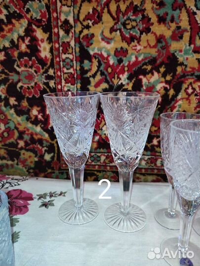 Посуда из хрусталя (советский хрусталь)