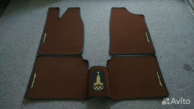 Автоковрики для ваз 2101 - 2107, коричневые