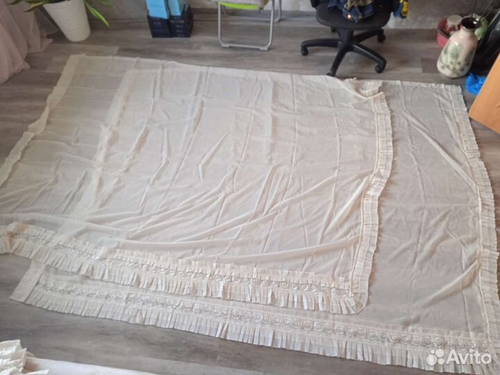 Шторы с ламбрекеном тюль