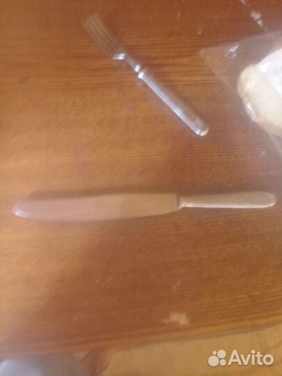 Столовый советский набор (вилка и нож)