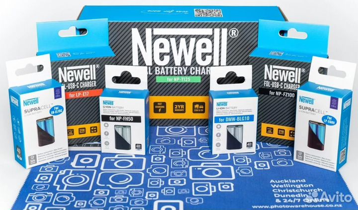 Аккумуляторы Newell для любых фото видео камер