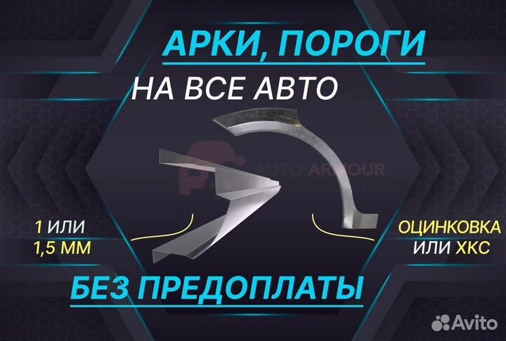 Арки Mazda 3 BK на все авто кузовные