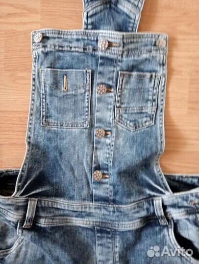 Комбинезон джинсовый, женский