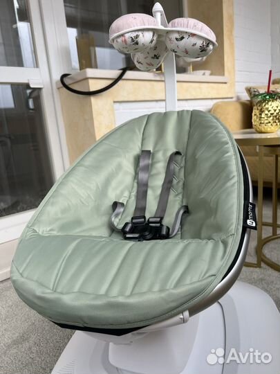 Кресло-качалка MamaRoo New 5.0 Олива + вкладыш