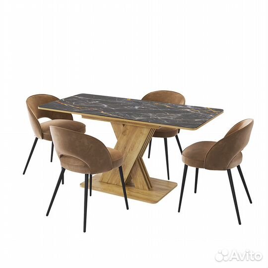 Стол обеденный раздвижной 130*160 (160*77)