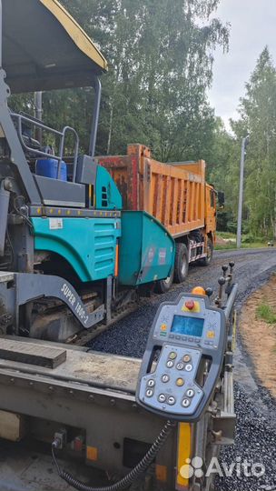 Машинист асфальтоукладчика, фрезы