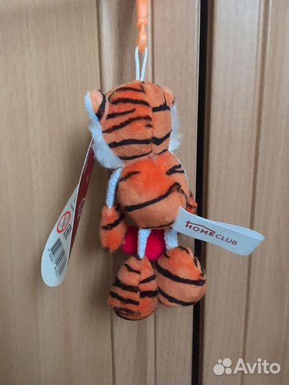 Мягкая игрушка-брелок Тигренок с сердцем