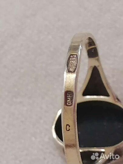 Перстень с камнем СССР 875