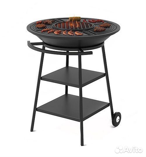 Гриль чугунный