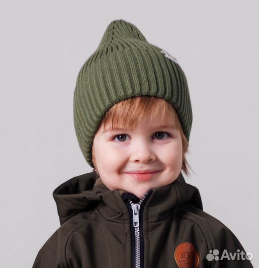 Новая шапка бини детская демисезонная