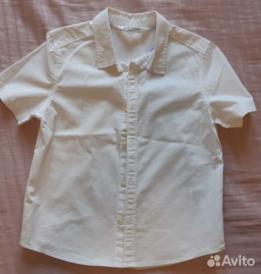 Рубашка белая на мальчика