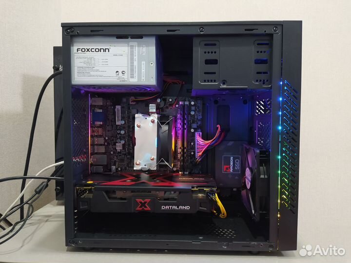 Игровой пк Intel Core i7, RX 580 8GB, 16GB, SSD