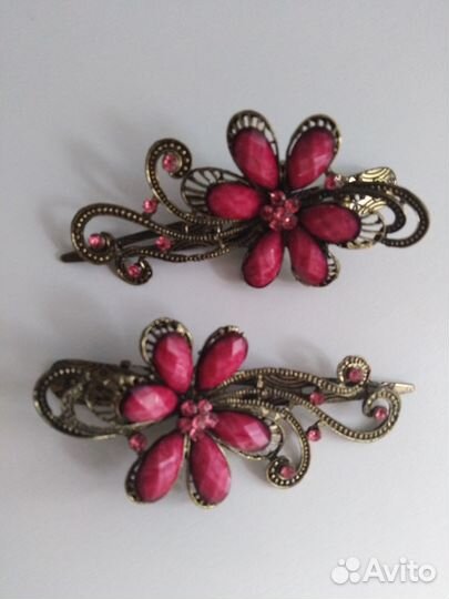 Заколка в ассортименте: бантик, крабик, зажим