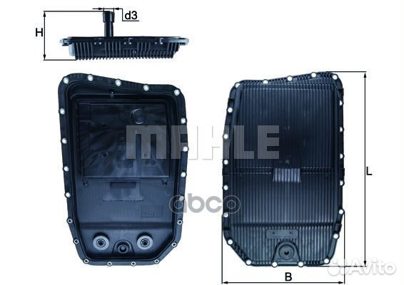 Фильтр АКПП BMW X3/X5 (E83/E70) HX152 Mahle/Knecht