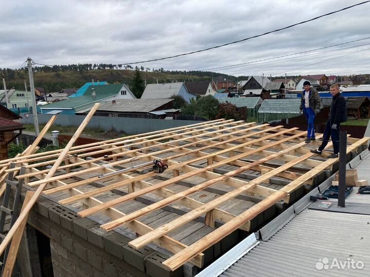 Ремонт крыши гаража, дома, дачи