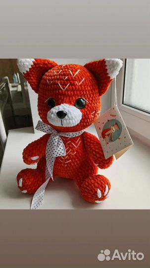 Лиса игрушка ручная работа