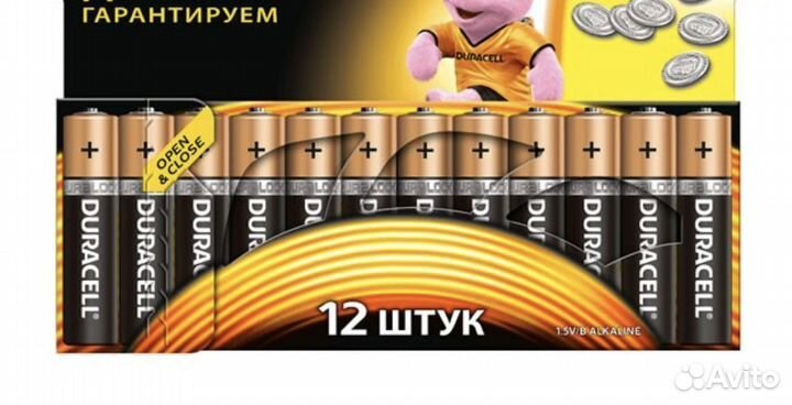 Батарейки duracell simply aаа LR03 алкалиновые