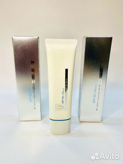 Cuskin легкий гель крем спф 50+++ Vitamin U Aqua