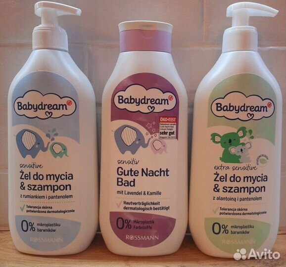 Детский гель для купания Babydream 500мл(Германия)