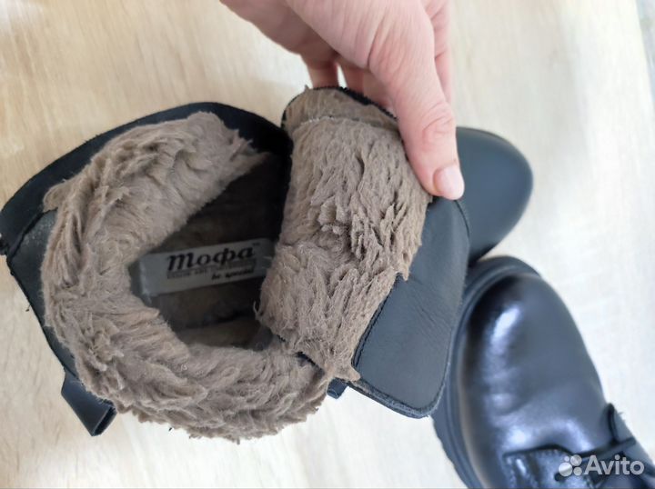 Ботинки женские зимние натуральная кожа 38