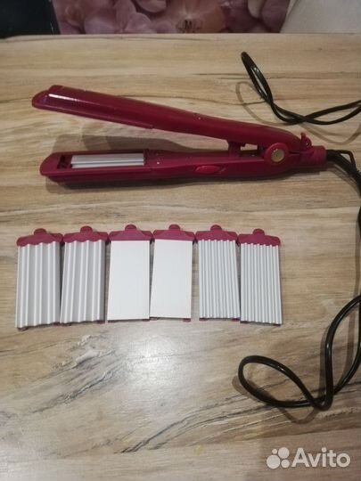 Выпрямитель и гофра для волос