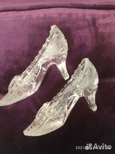 Сувенир хрустальные туфельки