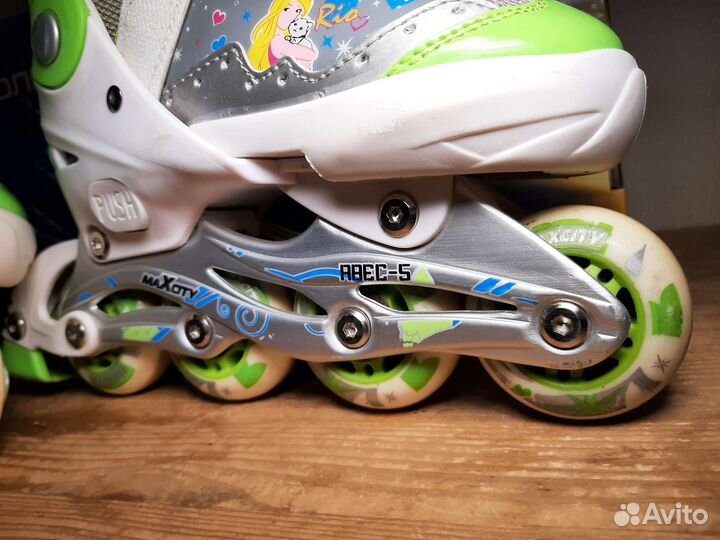 Раздвижные роликовые коньки детские – р.25-28