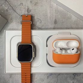 Комплект AirPods Pro 2 + Apple Watch Ultra