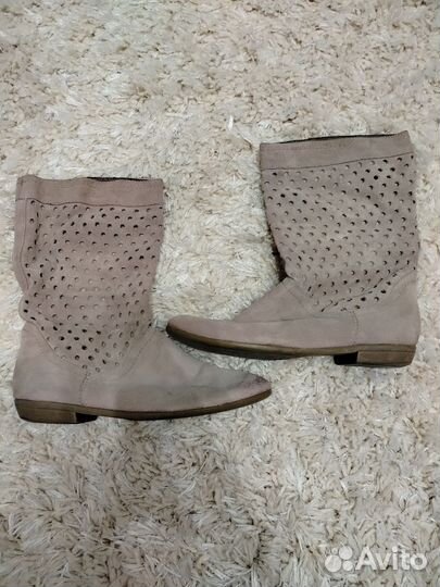 Сапоги женские Tamaris натуральная замша