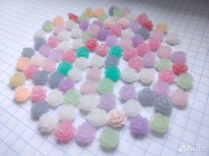 Розочки 100шт декоративные